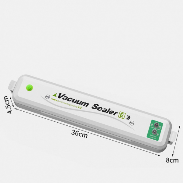 Домашній вакуумний пакувальник їжі Vacuum SeaIer-E + рулон 25х500 см. Вакууматор автоматичний для продуктів. 25 фото