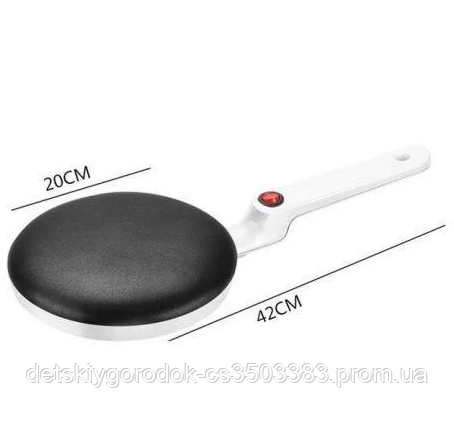 Сковорода для млинців електрична занурювальна Sinbo Sp 5208, Блинниця для млинців настільна 20 см . DomAN фото