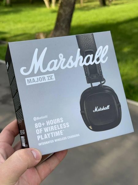 Бездротові накладні Bluetooth-навушники Marshall Major IV Black Що таке Навушники Marshall Major IV Bluetooth Black? Зустрічайте Major IV, культові навушники від Marshall з понад 80 годин автономного відтворення, бездротовою зарядкою та новим покращеним е Major IV фото