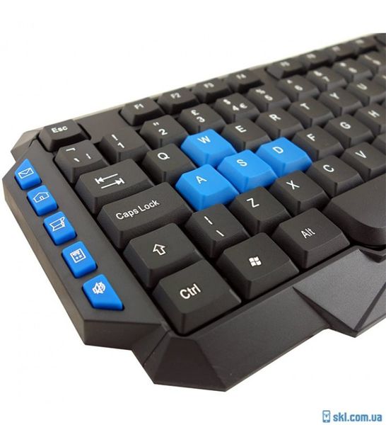 Комп'ютерна клавіатура з мишкою JEDEL WS880.Комплект бездротова клавіатура + мишка. Ігровий набір. WS880206 фото