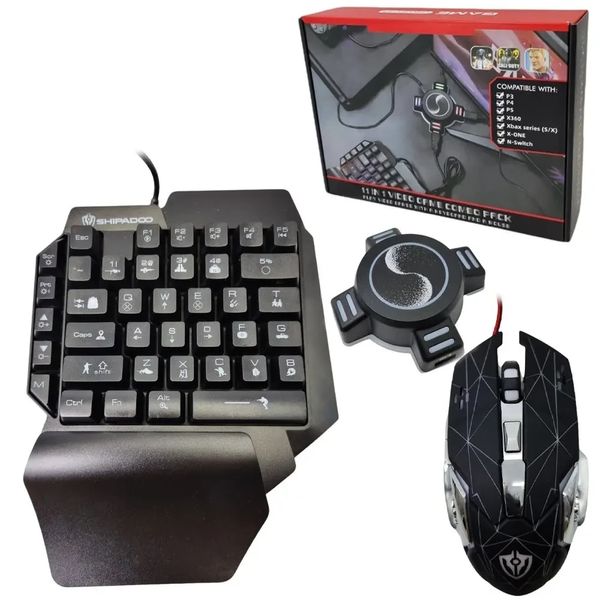 Комплект мышь клавиатура конвертер кейпад для игровой приставки PS X360 XBOX Game Combo Pac Converter Mix Pro. Mix Pro фото
