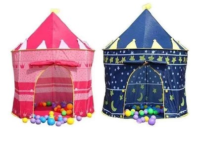 Дитячий намет-замок для дівчинки Принцеси рожевий, Намет-намет для дівчинки у вигляді замку AN2158 фото