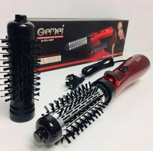 Стайлер для волосся Hot Air Brush NOVA. Фент-щетка розчіска для укладання волосся. GM-4829 фото