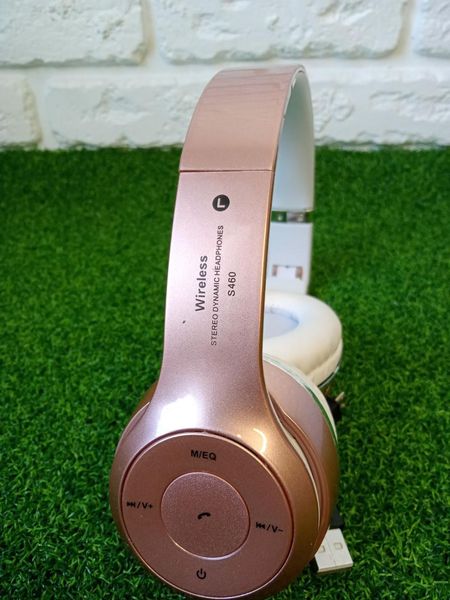 Bluetooth накладні навушники HD S460 Wireless. Бездротові навушники MP3, FM-приймач. HD S460 фото
