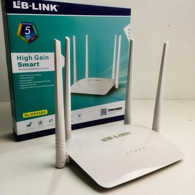 Беспроводной маршрутизатор Wi-Fi роутер LB-Link BL-WR450H 2,4GHz 300Mbps. Роутер режим 5в1. Роутер для дома. ROU20649 фото