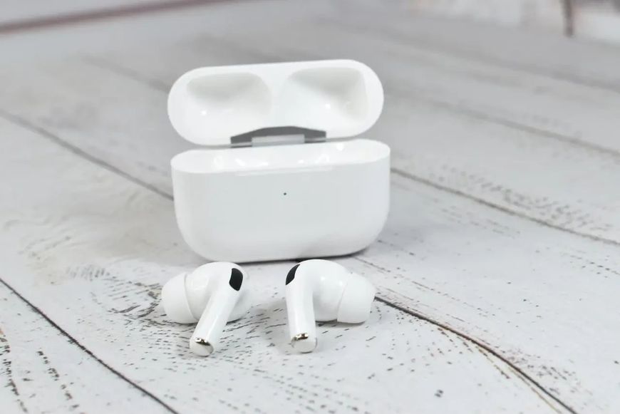 Вакуумні бездротові блютуз-навушники в дизайні Airpods Pro + чохол у подарунок. bluetooth навушники Macaroon фото