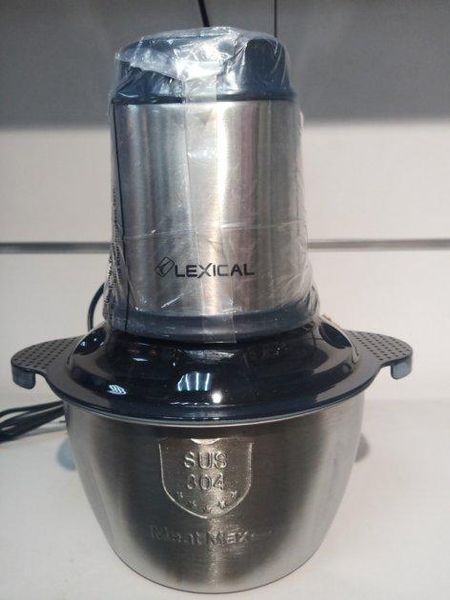 Подрібнювач Lexical LCH-1910 електричний блендер чопер для кухні з металевою чашею 2 швидкості 2 л 300W 208LCH-1910 фото