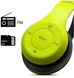 Бездротові Bluetooth-навушники P47 Wireless Накладні блютуз навушники з FM радіо та мікрофоном Green фото 4