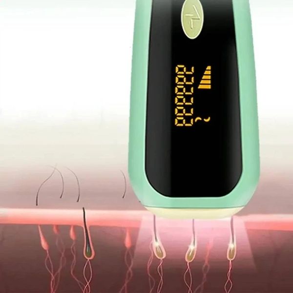 Лазерный фотоэпилятор для удаления волос - 5 режимов мощности. Эпилятор лазерный. Фотоэпилятор для лица и тела W33 mel фото