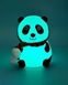 Силіконовий акумуляторний USB Сенсорний Дитячий нічник Панда. Акумуляторний світильник для дітей Юсб 237EL-2013 фото 2