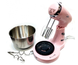 Професійний кухонний міксер DSP KM-3034-Pink з 2 видами насадок 350W KM-3034Kitchinplus фото 1