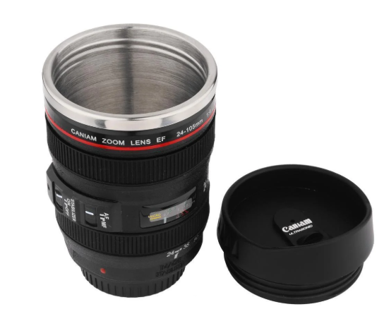 Якісний Термокухоль у формі об'єктива від фотоапарата Canon EF 24-105 mm, Чашка у формі об'єктива 295 мл, термочашка TR53964205 фото