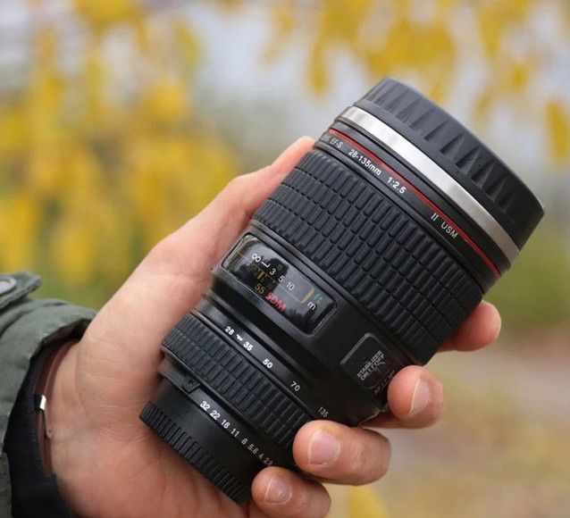 Якісний Термокухоль у формі об'єктива від фотоапарата Canon EF 24-105 mm, Чашка у формі об'єктива 295 мл, термочашка TR53964205 фото