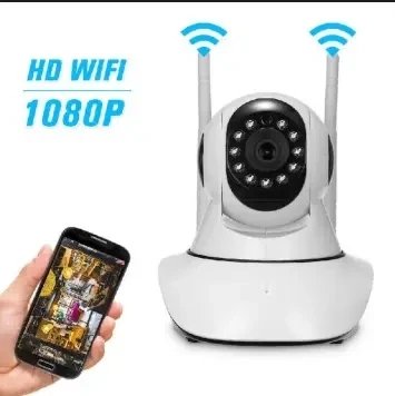 Wi-fi IP-камера для відеоспостереження у квартирі офісі на складі або приватному будинку, Роботизована IP 1535 фото