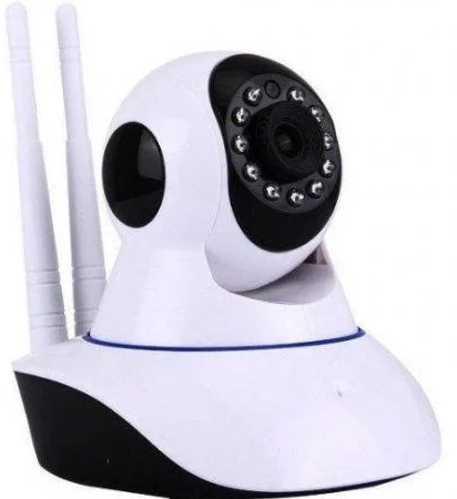 Поворотная Wi-fi IP камера видеонаблюдения в квартире офисе на складе или частном доме 1535 фото
