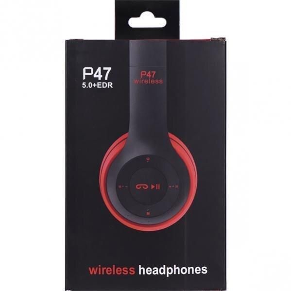 Накладні навушники для телефона Бездротові Bluetooth навушники P47 Wireless white фото