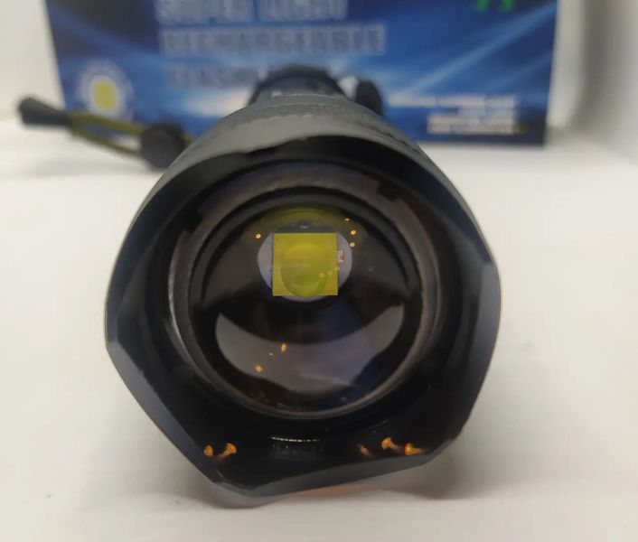 Мощный дальнобойный тактический ручной фонарь Super light P90 (8800 MAH) 20699496 фото