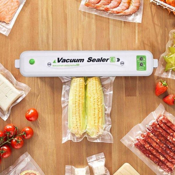 Домашній вакуумний пакувальник їжі Vacuum SeaIer-E. Вакууматор для продуктів автоматичний для Vacuum Sealer-E. 654AND128 фото